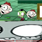 Zim looks at picture mem meme