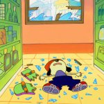 PaRappa on the floor