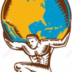 atlas lifting earth