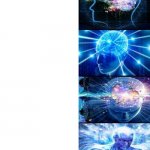 Expanding brain extended meme