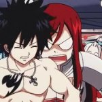 Erza Scaring Gray GIF Template GIF Template