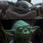 Young Old Yoda Meme