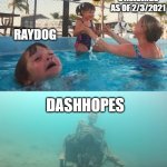 Weekly standings vs Imgflip top 3 users | WHO_AM_I; WEEKLY STANDINGS AS OF 2/3/2021; RAYDOG; DASHHOPES | image tagged in swimming pool kids | made w/ Imgflip meme maker