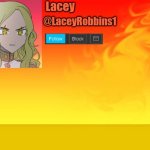 Lacey angry announcement template