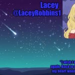 Lacey announcement template