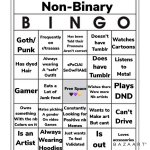 nonbinary bingo meme