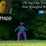 BeHapp's Announcement Template meme