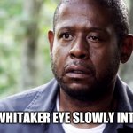 Forest Whitaker Eye | FOREST WHITAKER EYE SLOWLY INTENSIFIES | image tagged in forest whitaker eye | made w/ Imgflip meme maker