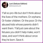 Pro-life hypocrisy