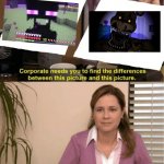 Enderman Jumscare too | image tagged in they re the same thing,fnaf,minecraft | made w/ Imgflip meme maker