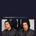 Adam Driver annoyed