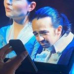 Hamilton looking at phone meme