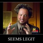 Ancient aliens seems legit meme