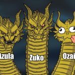 Avatar Firebenders | Zuko; Ozai; Azula | image tagged in derpy dragon | made w/ Imgflip meme maker