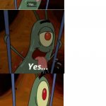 Plankton YES meme