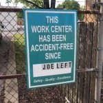 Work center has been accident-free