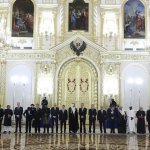 Foreign ambassadors in Russia meeting with Vladimir Putin