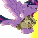 Twilight Escapes From Explosion (MLP)