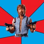 Chuck Norris With Guns