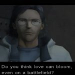 Metal Gear Solid Do you think love can bloom Otacon 2