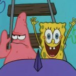 SpongeBob Patrick Valentines Handshake