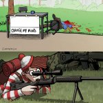 Waldo Hates chnage my ming guy