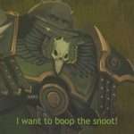 I want to boop the snoot! meme