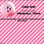 Bazooka's kirby template meme
