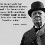 Winston Churchill quote democracy