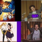 What if it was purple | GAY | image tagged in what if it was purple,beauty and the beast,rwby,fanart | made w/ Imgflip meme maker