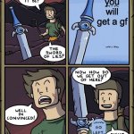 sadly yes | you will get a gf | image tagged in sword of lies,memes | made w/ Imgflip meme maker
