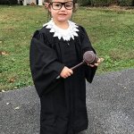 Ruth Bader Ginsberg RBG costume toddler