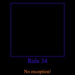 Rule 34 NO EXCEPTION meme