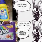 Allmight laundry | image tagged in always go for this | made w/ Imgflip meme maker