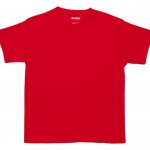 red tee shirt