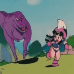 ah dont let him take my goodies trunks! | AHH GOKU DONT LET HIM GET MY GOODIES! KI BLAST HIM IN THE D! | image tagged in gifs,dragon ball z | made w/ Imgflip video-to-gif maker