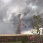 Mowing before the tornado