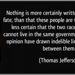 Thomas Jefferson quote slavery