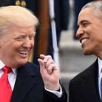 Trump and Obama this close meme meme