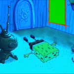 Spongebob on ground Flat out meme