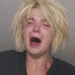 Drunk Mugshot Crying Tracy Mabb TOP