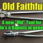 Rapist n Pedo Tool | Old Faithful. Yarra Man; A new "Old" Tool for Pedo's n Rapists in general. | image tagged in old faithful rapist / pedo tool | made w/ Imgflip meme maker
