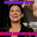 Gina Carano laughing | GINA CARANO 2024! MAKE AMERICA BEEP/BOP/BOOP AGAIN! | image tagged in gina carano laughing | made w/ Imgflip meme maker