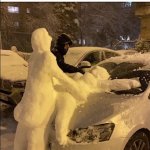 A very.... interesting snow statue