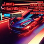 Lacey announcement template number still lost count