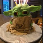 Baby Yoda Cake Fail