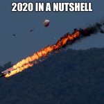 Plane Crash | 2020 IN A NUTSHELL | image tagged in plane crash | made w/ Imgflip meme maker