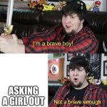 jontron | ASKING A GIRL OUT | image tagged in jontron | made w/ Imgflip meme maker
