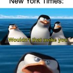 Wouldnt that make you | Book: *Exists*
New York Times:; Wouldn't that make you; B E S T S E L L E R ? | image tagged in wouldnt that make you,memes,funny | made w/ Imgflip meme maker