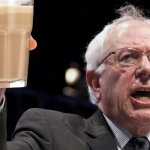 Choccy milk for everyone!! | image tagged in bernie sanders | made w/ Imgflip meme maker